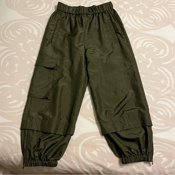 Tibi Crispy Nylon Pull on Wilt Jogger - Picture 7 of 13